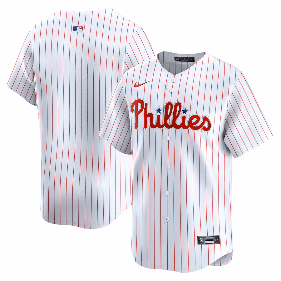 Men's Philadelphia Phillies Nike White Home Limited Jersey - ujerseystore