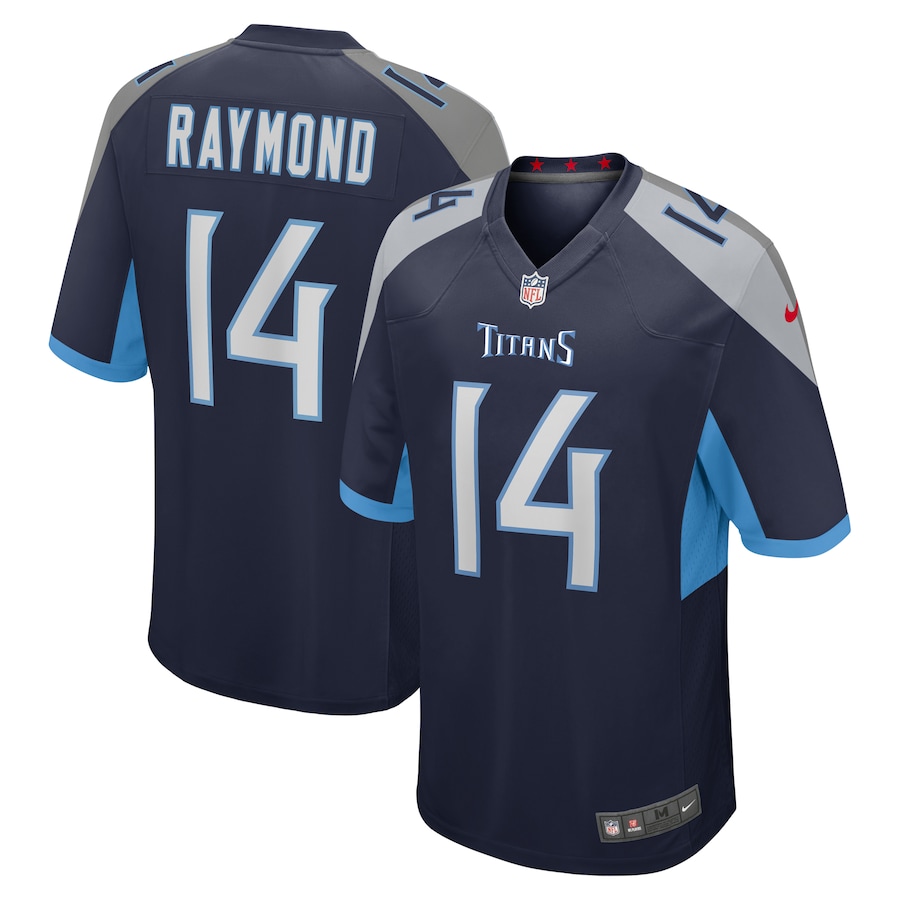 Men's Tennessee Titans Kalif Raymond Nike Navy Game Jersey - ujerseystore
