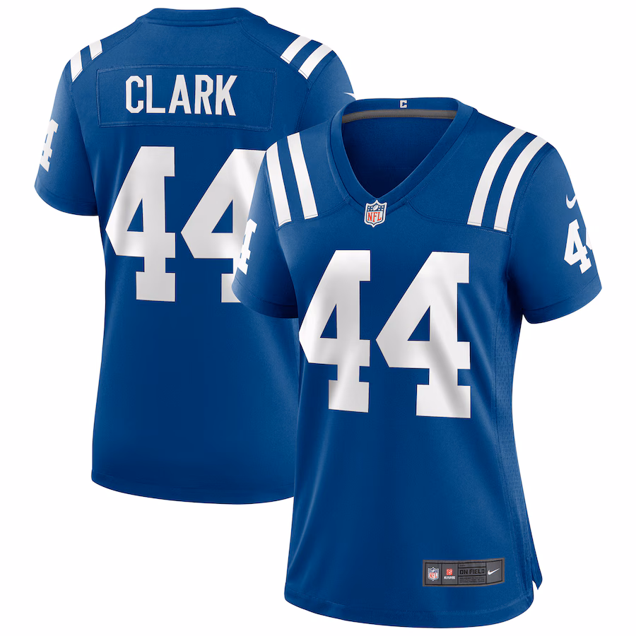Women's Indianapolis Colts Dallas Clark Nike Royal Game Retired Player Jersey - ujerseystore