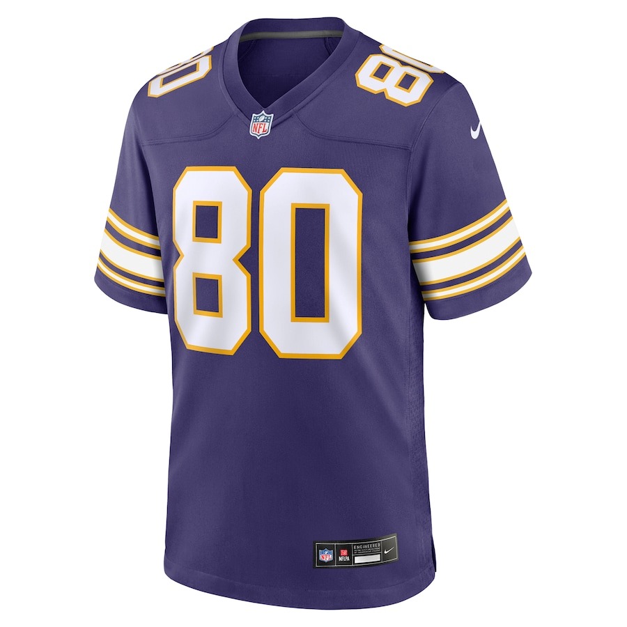 Men's Minnesota Vikings Cris Carter Nike Purple Classic Retired Player Game Jersey - ujerseystore