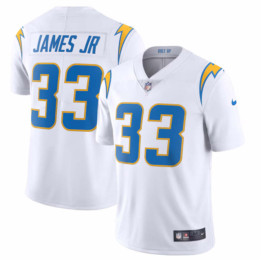 Men's Los Angeles Chargers Derwin James Nike White Vapor Limited Jersey - ujerseystore