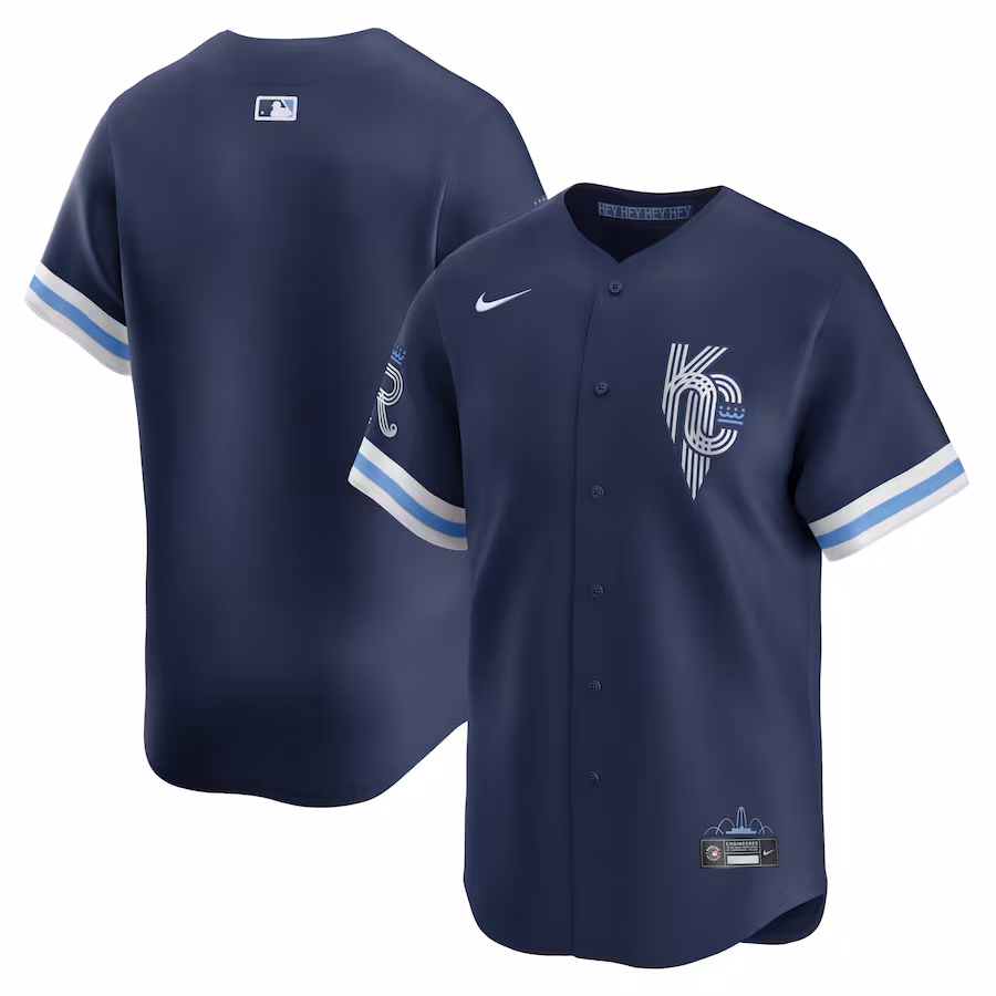 Men's Kansas City Royals  Nike Navy City Connect Limited Jersey - ujerseystore