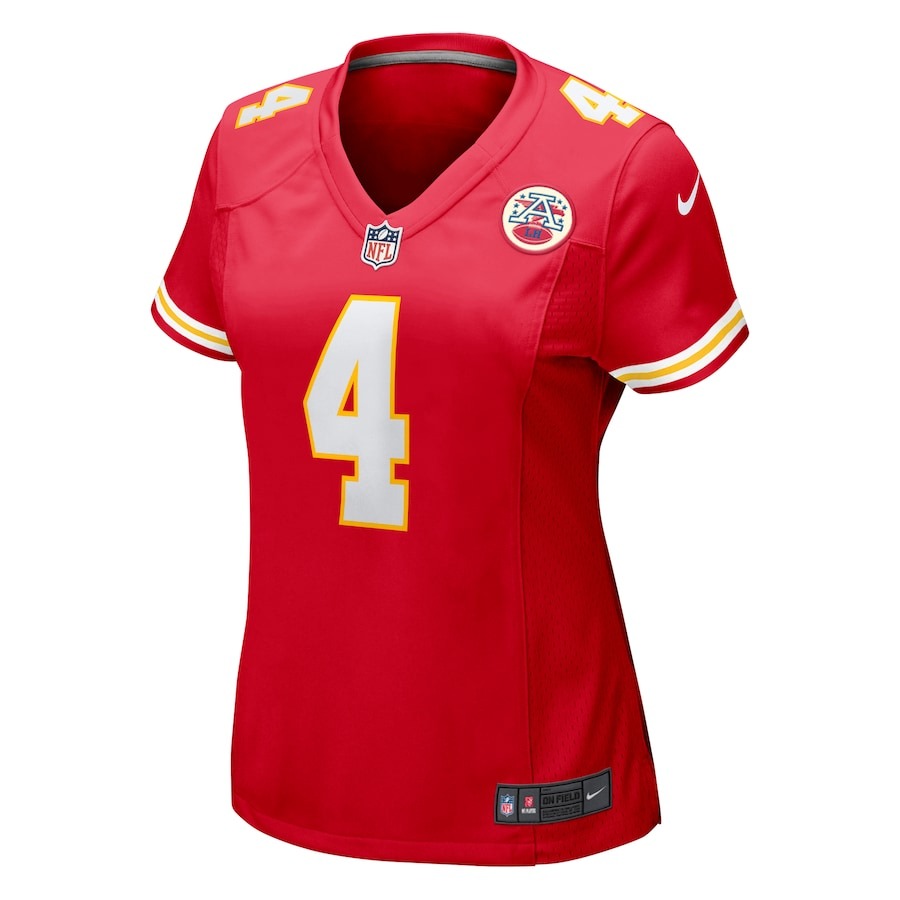 Women's Kansas City Chiefs Rashee Rice Nike  Red  Game Jersey - ujerseystore