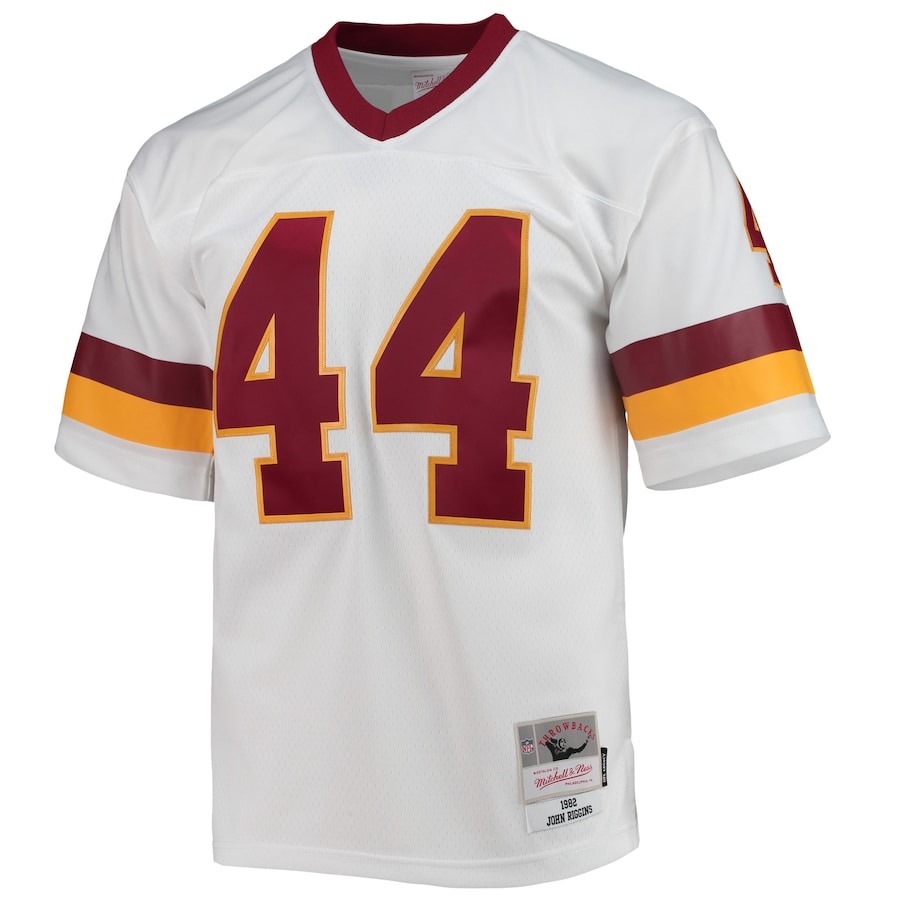 Men's Washington Football Team John Riggins Mitchell & Ness White Legacy Replica Jersey - ujerseystore