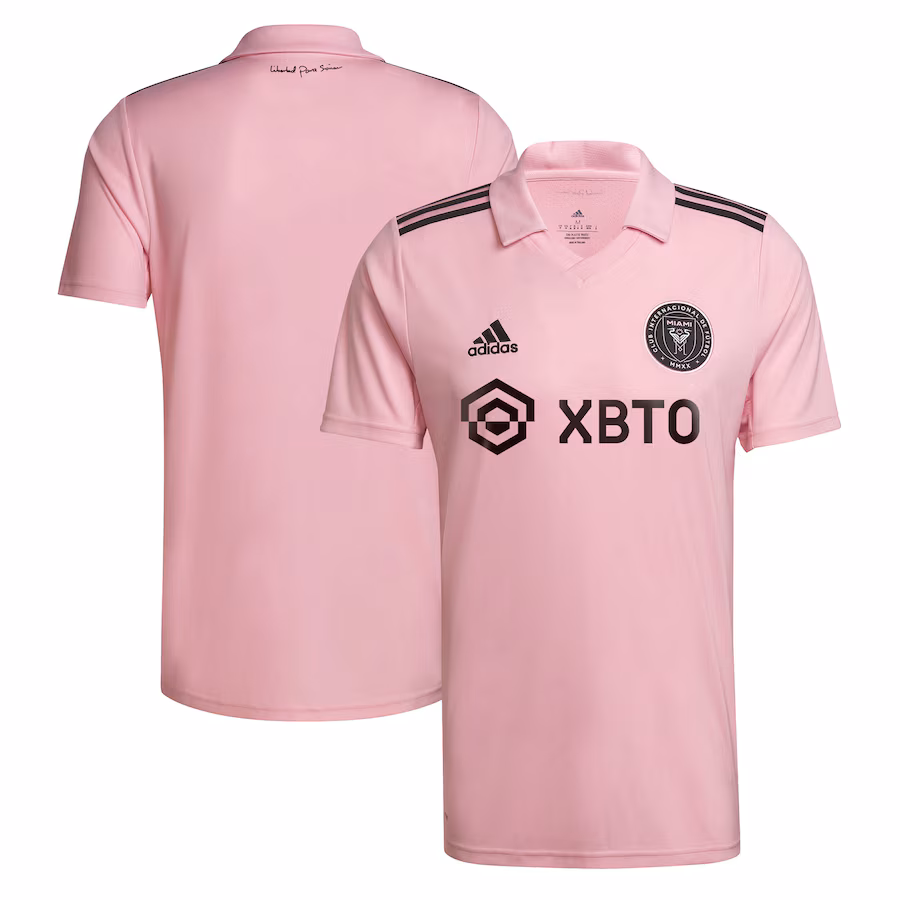 Men's Inter Miami CF adidas Pink 2022 The Heart Beat Kit Replica Blank Jersey - ujerseystore