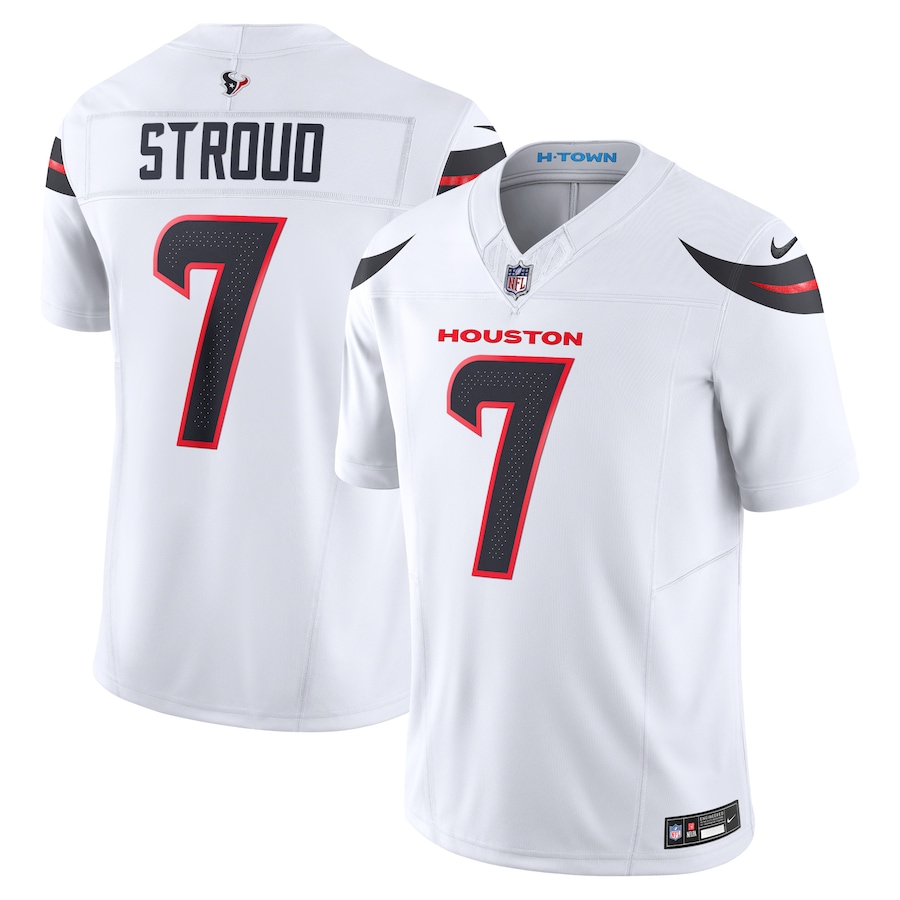 Men's Houston Texans C.J. Stroud Nike White Vapor F.U.S.E. Limited Jersey - ujerseystore