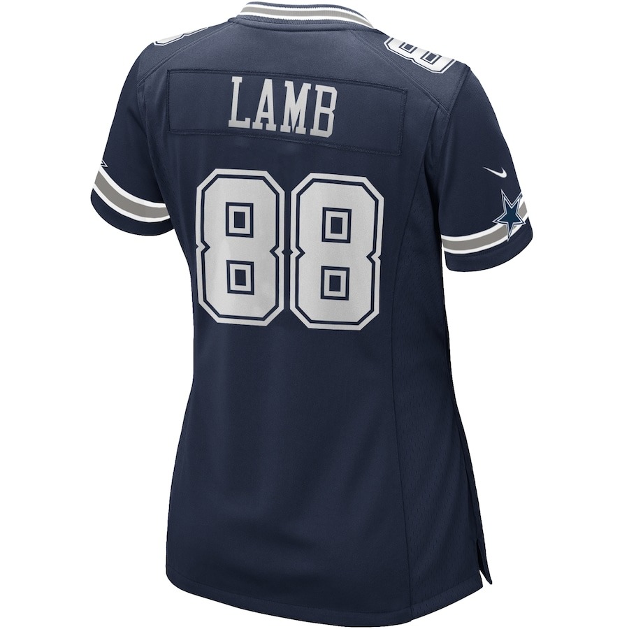 Women's Dallas Cowboys CeeDee Lamb Nike Navy Game Jersey - ujerseystore