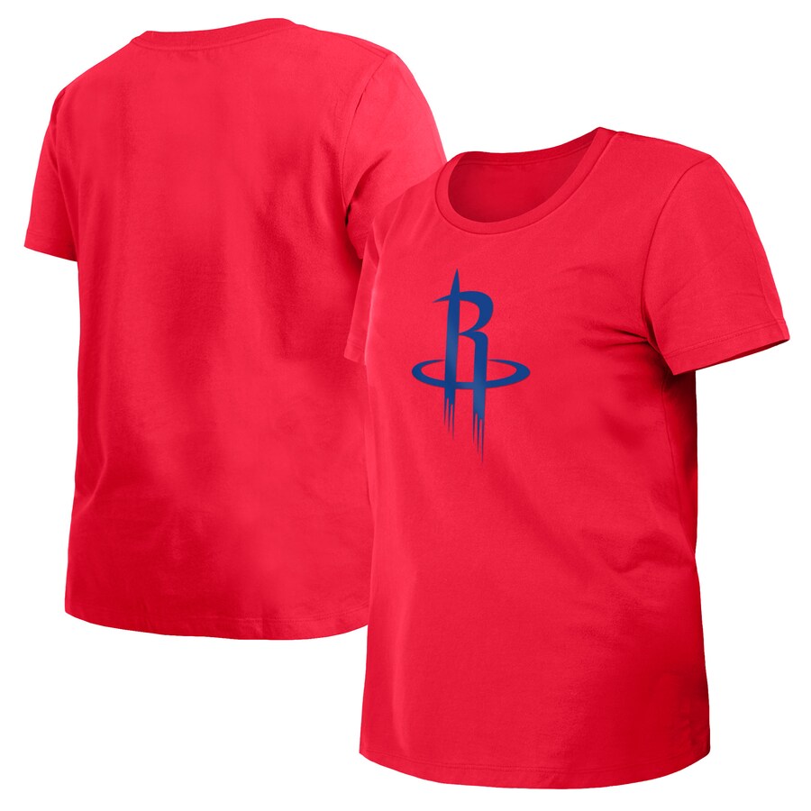 Women's Houston Rockets New Era Red 2023/24 City Edition T-Shirt - ujerseystore