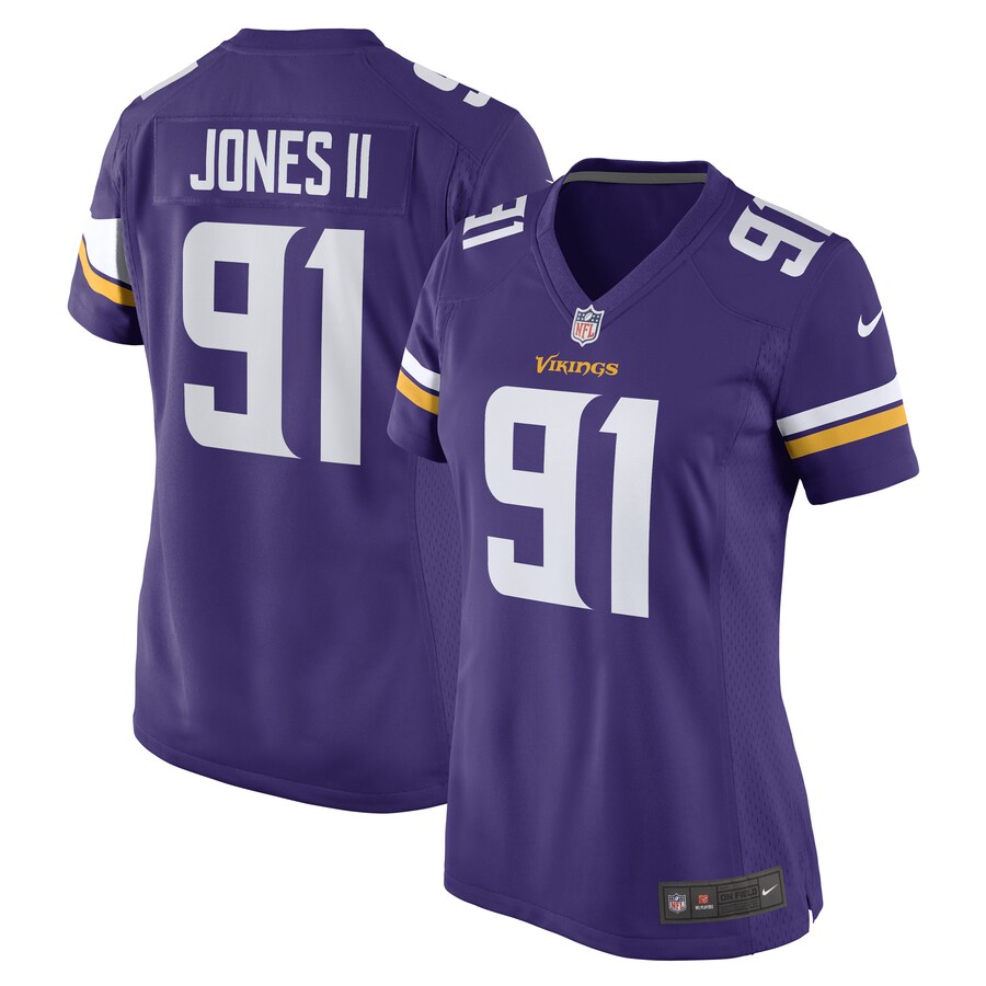 Women's Minnesota Vikings Patrick Jones II Nike Purple Game Player Jersey - ujerseystore