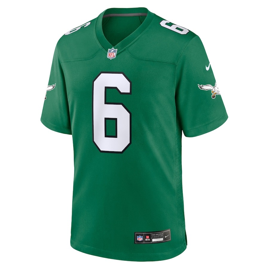 Men's Philadelphia Eagles DeVonta Smith Nike Kelly Green Alternate Game Player Jersey - ujerseystore