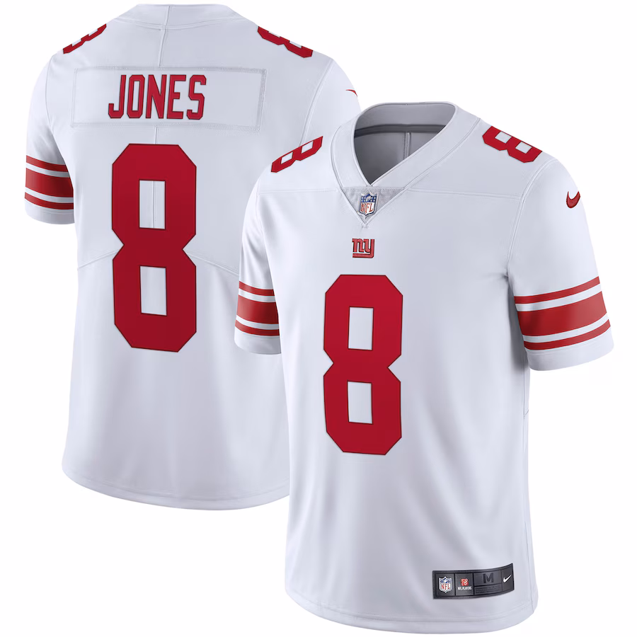 Men's New York Giants Daniel Jones Nike White Vapor Limited Jersey - ujerseystore