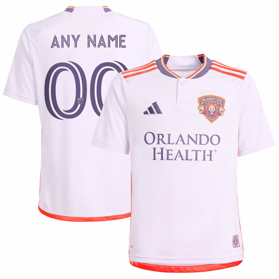 Youth Orlando City SC  adidas Purple 2024 Legacy Kit Replica Custom Jersey - ujerseystore