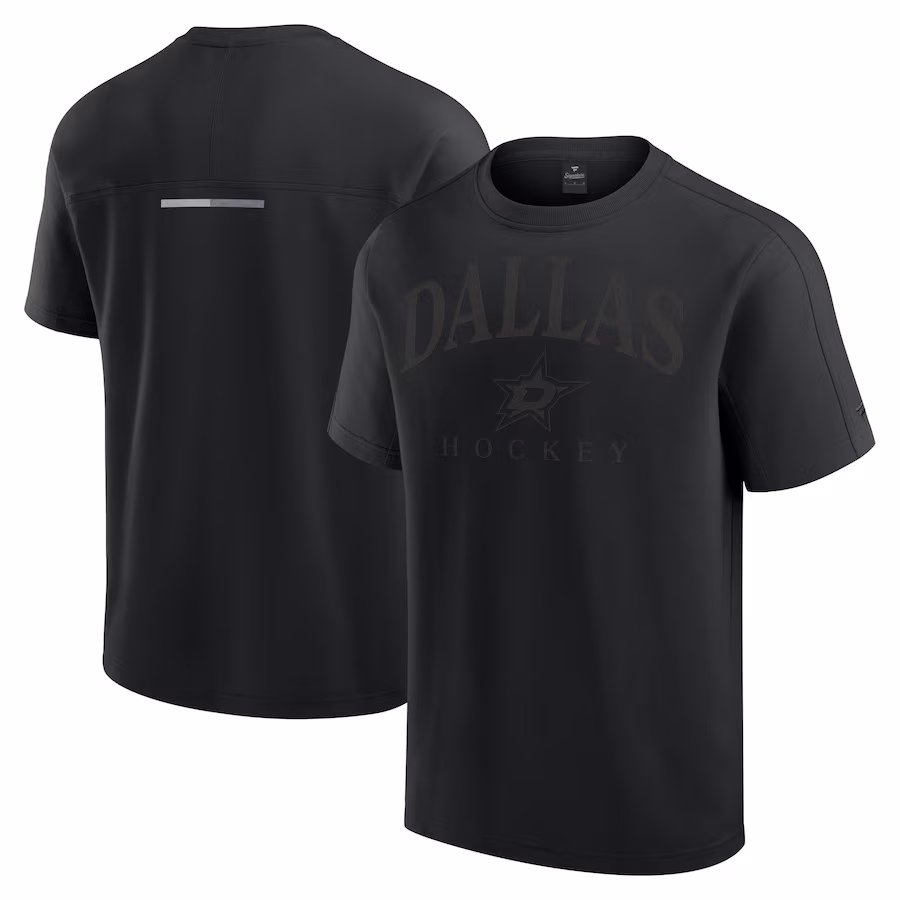 Men's Dallas Stars Fanatics Black Elements Flex Tri-Blend T-Shirt - ujerseystore