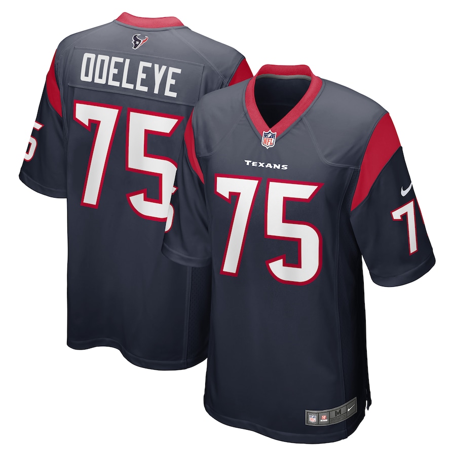 Men's Houston Texans Adedayo Odeleye Nike Navy Game Player Jersey - ujerseystore