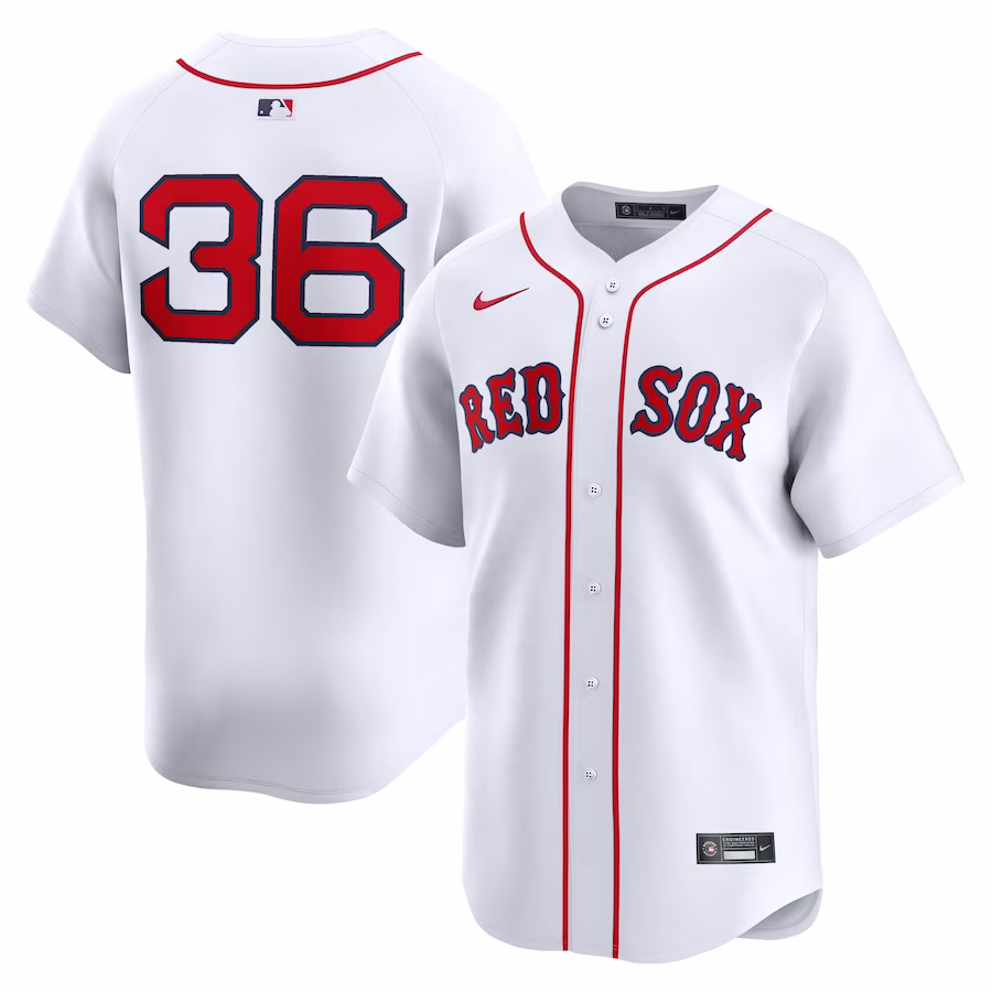 Men's Boston Red Sox Triston Casas Nike White Home Limited Player Jersey - ujerseystore