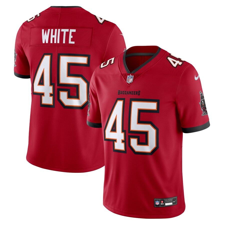Men's Tampa Bay Buccaneers Devin White Nike Red  Vapor Untouchable Limited Jersey - ujerseystore