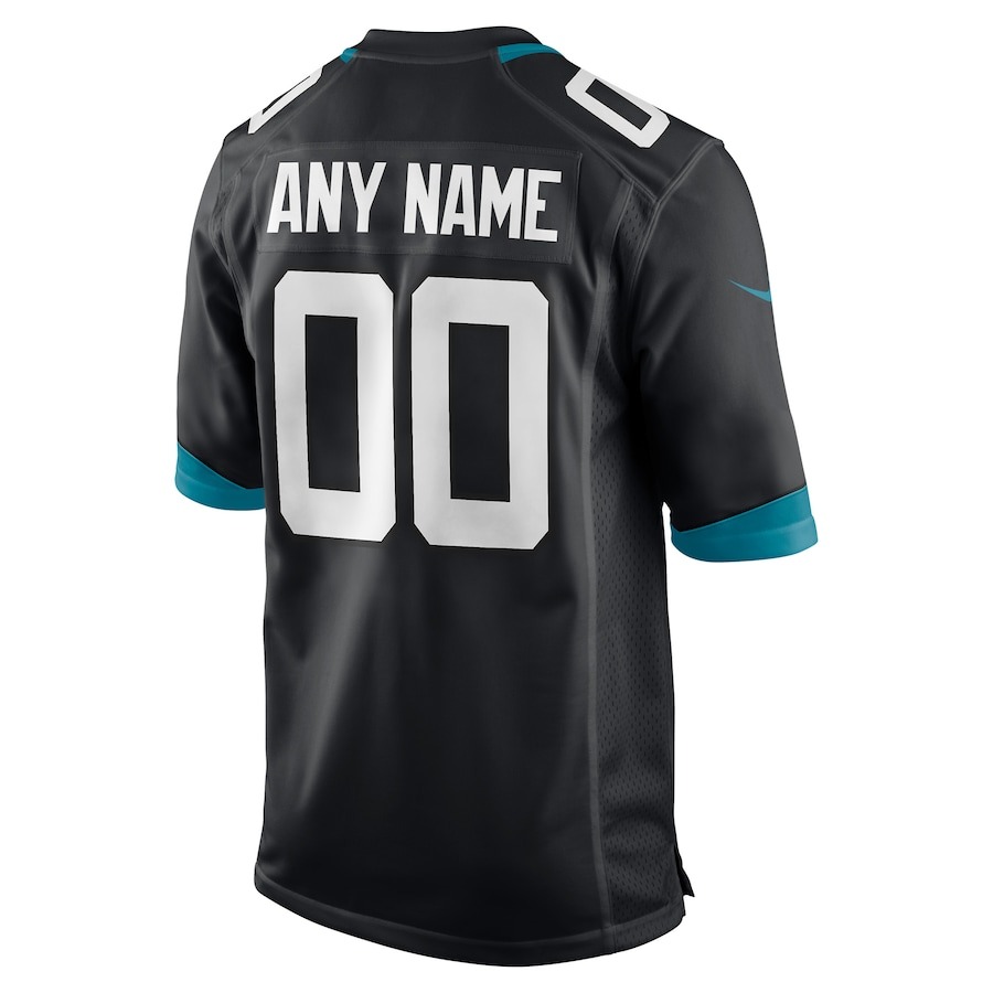 Men's Jacksonville Jaguars Nike Black Custom Game Jersey - ujerseystore