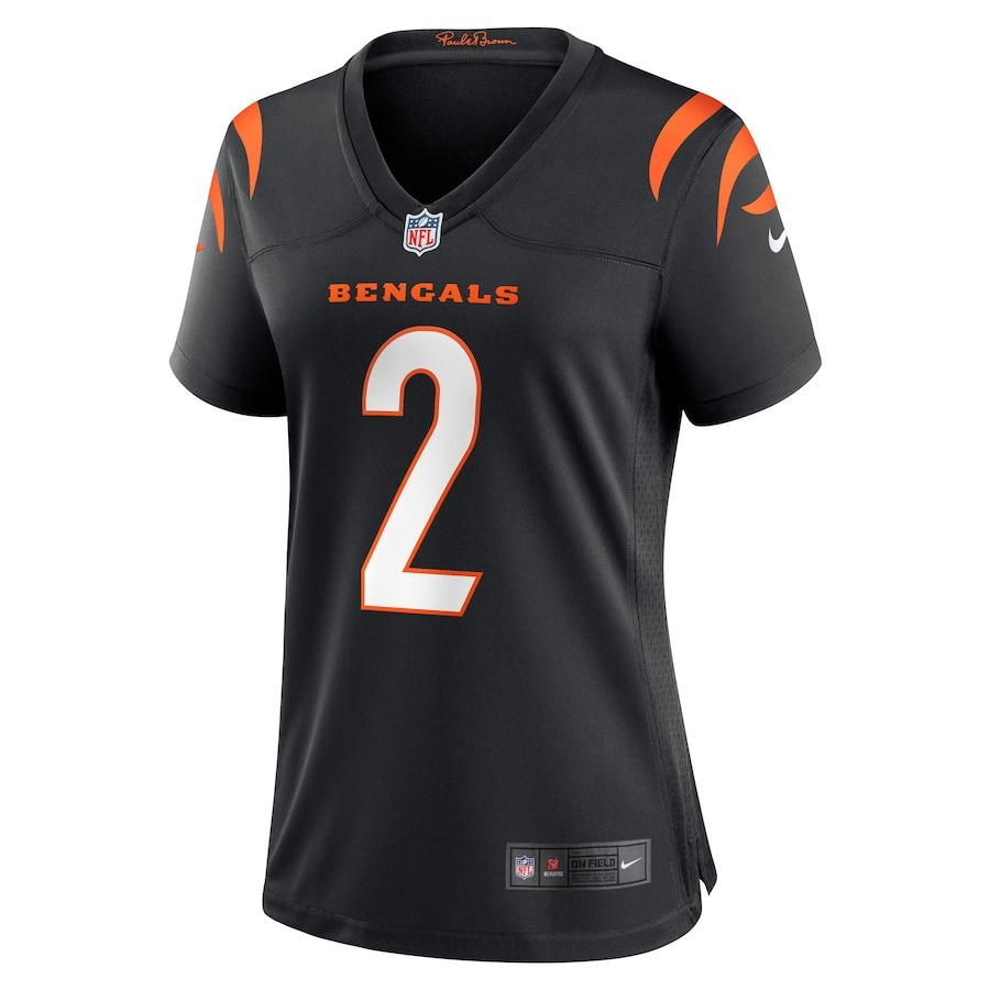 Women's Cincinnati Bengals Evan McPherson Nike Black Game Jersey - ujerseystore