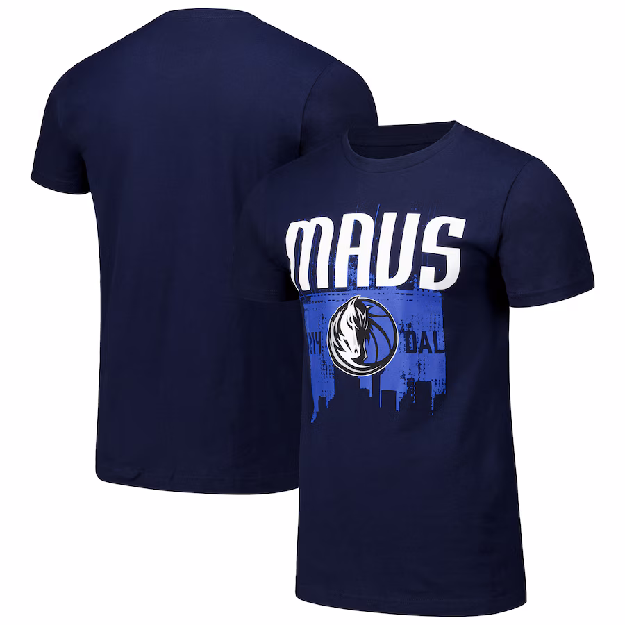 Unisex Dallas Mavericks Stadium Essentials Navy Breakdown T-Shirt - ujerseystore