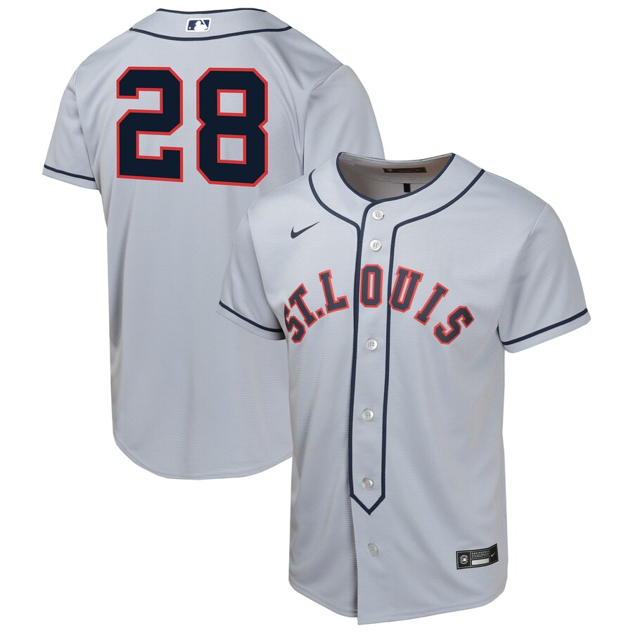 Youth St. Louis Cardinals Nolan Arenado Nike Gray 2024 Rickwood Classic Limited Player Jersey - ujerseystore
