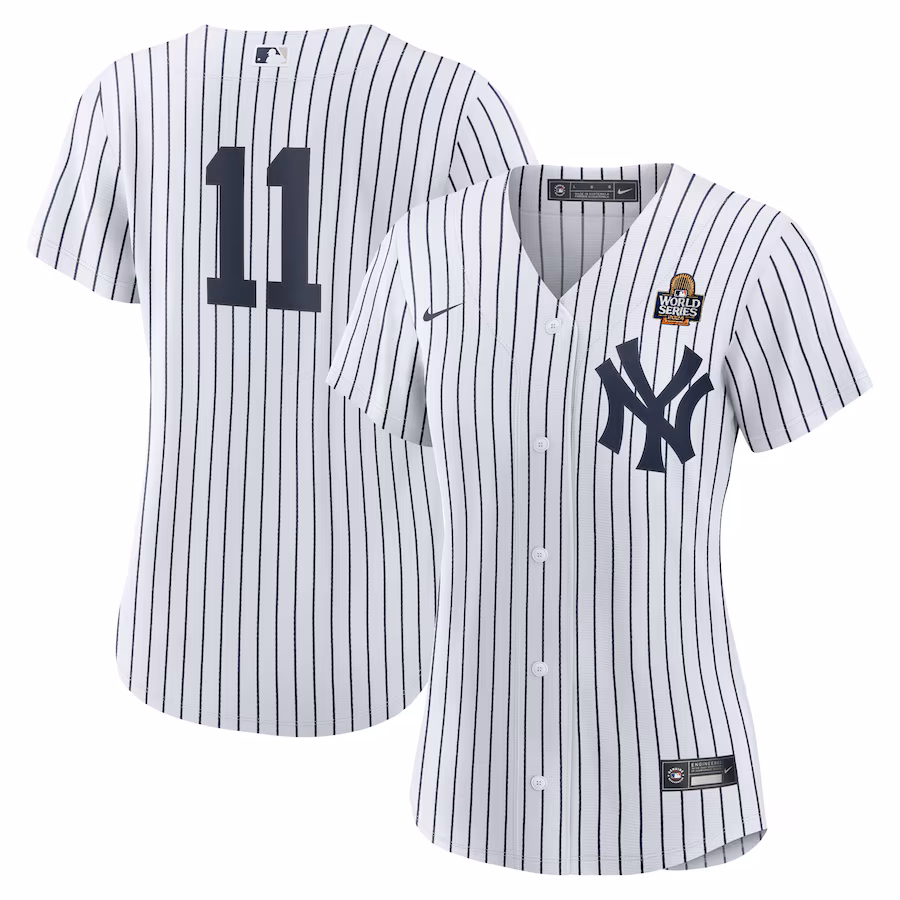 Women's New York Yankees Anthony Volpe Nike White 2024 World Series Home Replica Player Jersey - ujerseystore