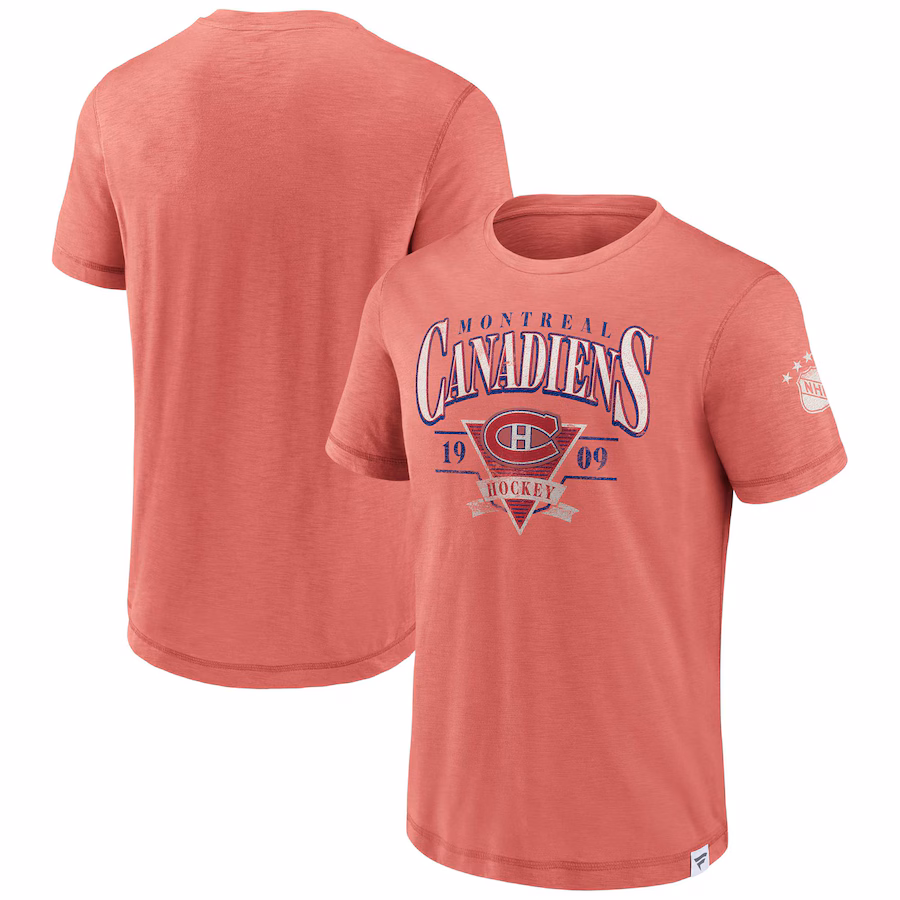 Men's Montreal Canadiens Fanatics Red Elusive Slub T-Shirt - ujerseystore