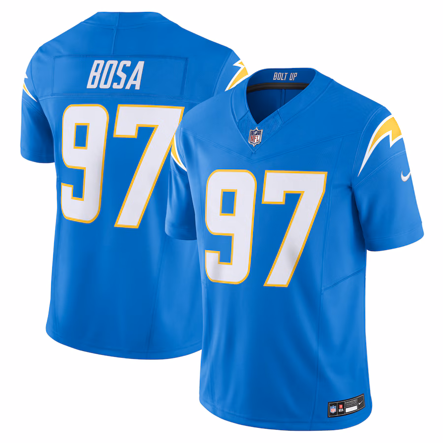 Men's Los Angeles Chargers Joey Bosa Nike Powder Blue Vapor F.U.S.E. Limited Jersey - ujerseystore