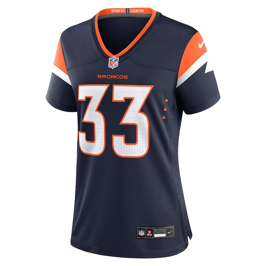 Women's Denver Broncos Javonte Williams Nike Navy Alternate Game Jersey - ujerseystore