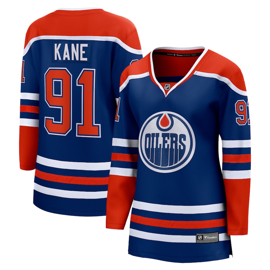 Women's Edmonton Oilers Evander Kane Fanatics Royal Home Breakaway Player Jersey - ujerseystore