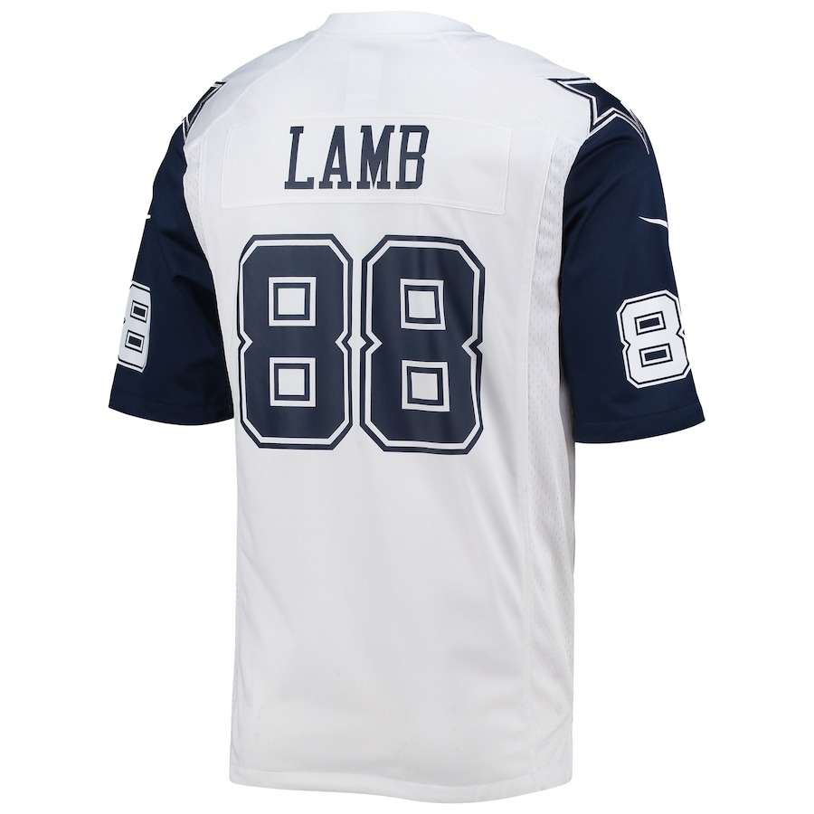 Men's Dallas Cowboys CeeDee Lamb Nike White Alternate Game Jersey - ujerseystore
