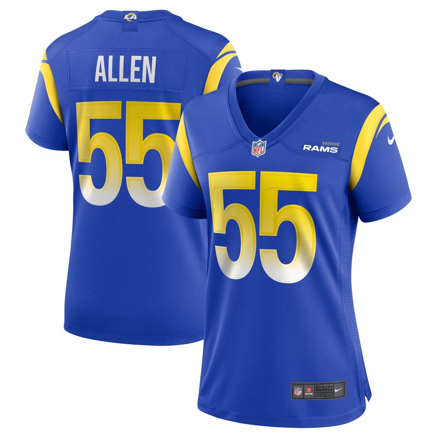 Women's Los Angeles Rams Brian Allen Nike Royal Game Jersey - ujerseystore