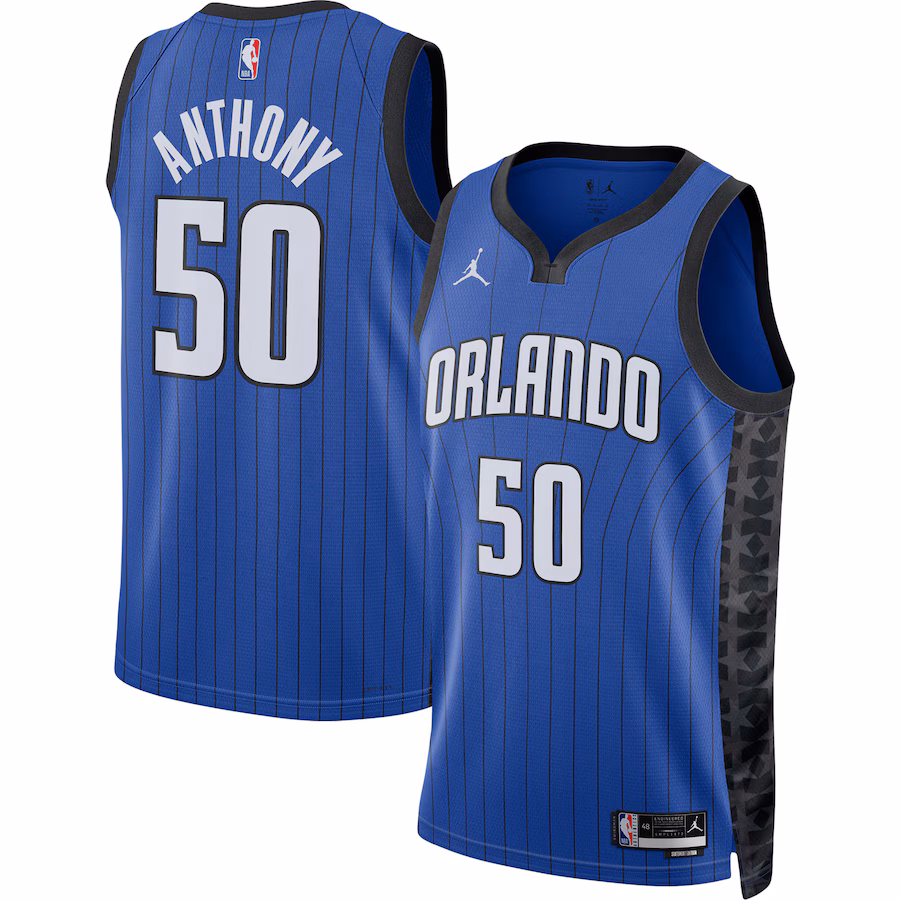 Unisex Orlando Magic Cole Anthony Jordan Brand Blue Swingman Jersey - Statement Edition - ujerseystore