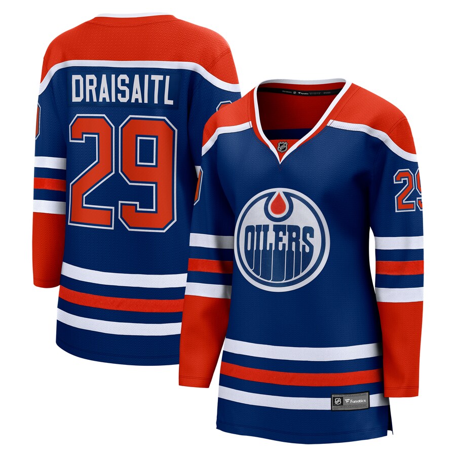 Women's Edmonton Oilers Leon Draisaitl Fanatics Branded Royal Home Breakaway Player Jersey - ujerseystore