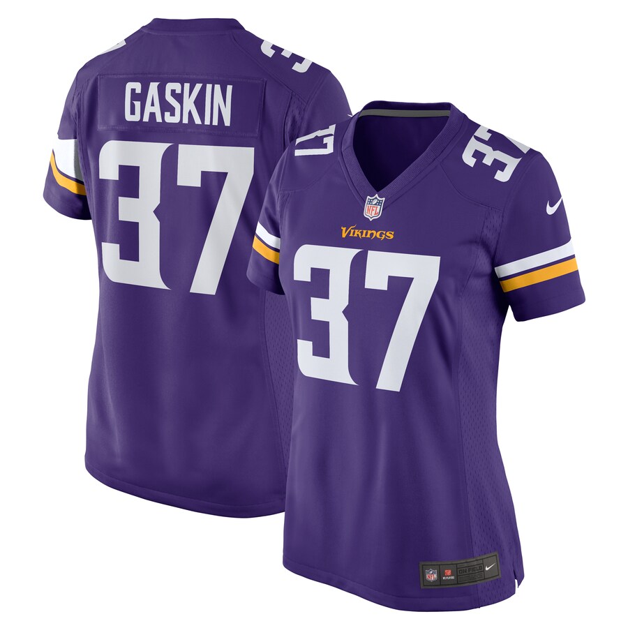 Women's Minnesota Vikings Myles Gaskin Nike  Purple Team Game Jersey - ujerseystore