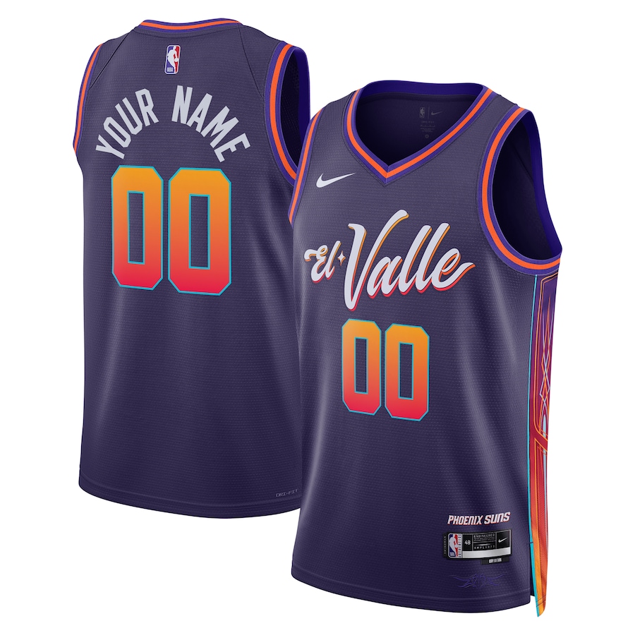 Unisex Phoenix Suns  Nike Purple 2023/24 Custom Swingman Jersey - City Edition - ujerseystore