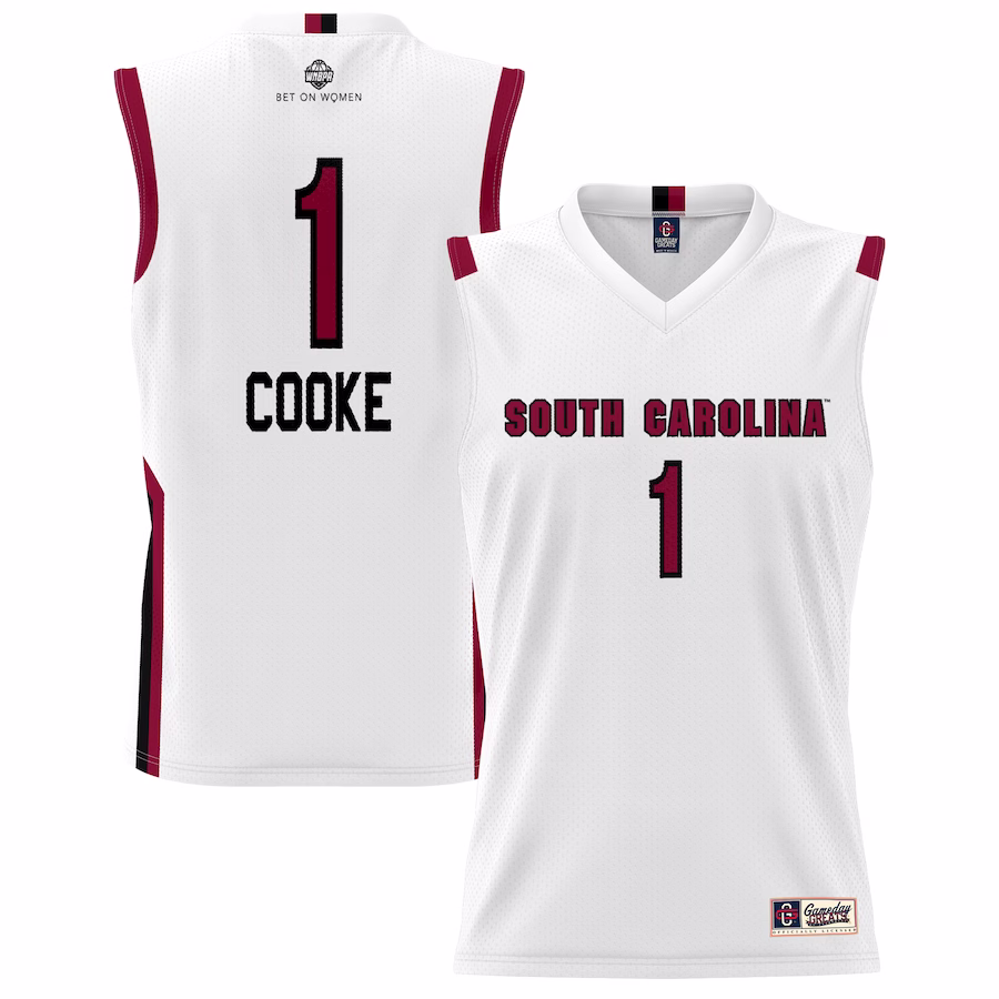 South Carolina Gamecocks GameDay Greats Youth Lightweight Basketball Alumni Jersey - White - ujerseystore