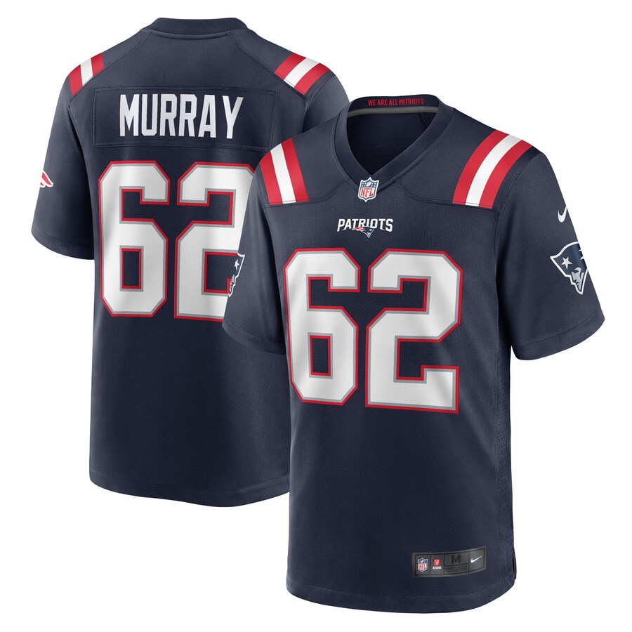 Men's New England Patriots Bill Murray Nike Navy Game Player Jersey - ujerseystore