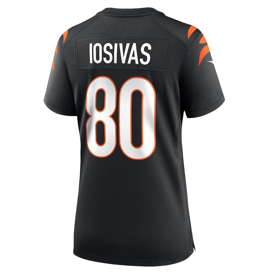 Women's Cincinnati Bengals Andrei Iosivas Nike  Black Team Game Jersey - ujerseystore
