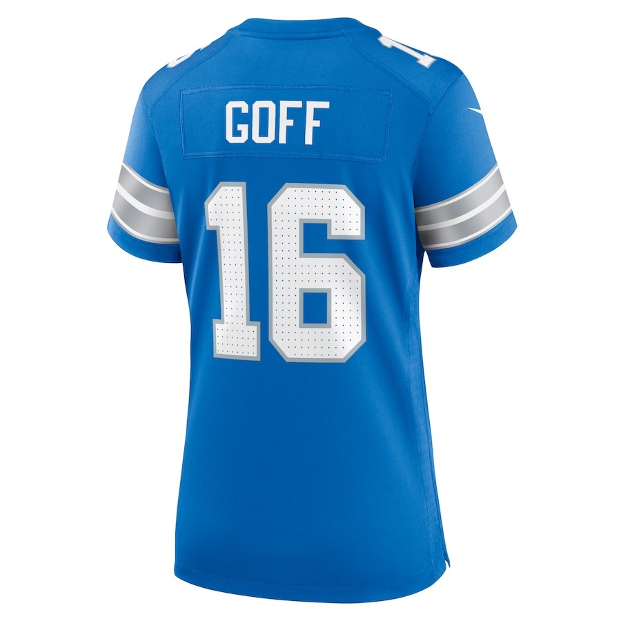 Women's Detroit Lions Jared Goff Nike Blue Game Jersey - ujerseystore