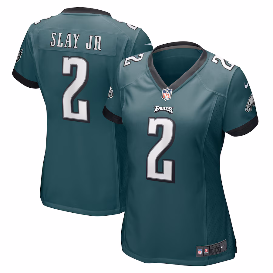 Women's Philadelphia Eagles Darius Slay Jr. Nike Midnight Green Game Jersey - ujerseystore