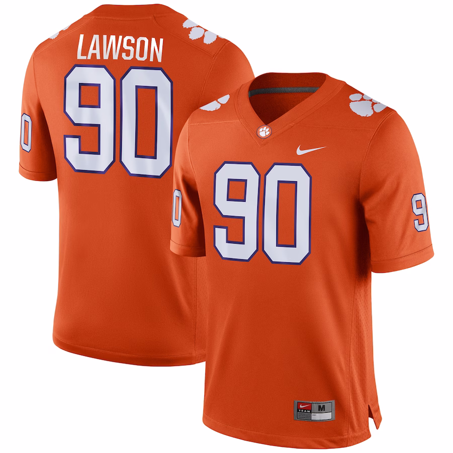 Shaq Lawson Clemson Tigers Nike Game Jersey - Orange - ujerseystore