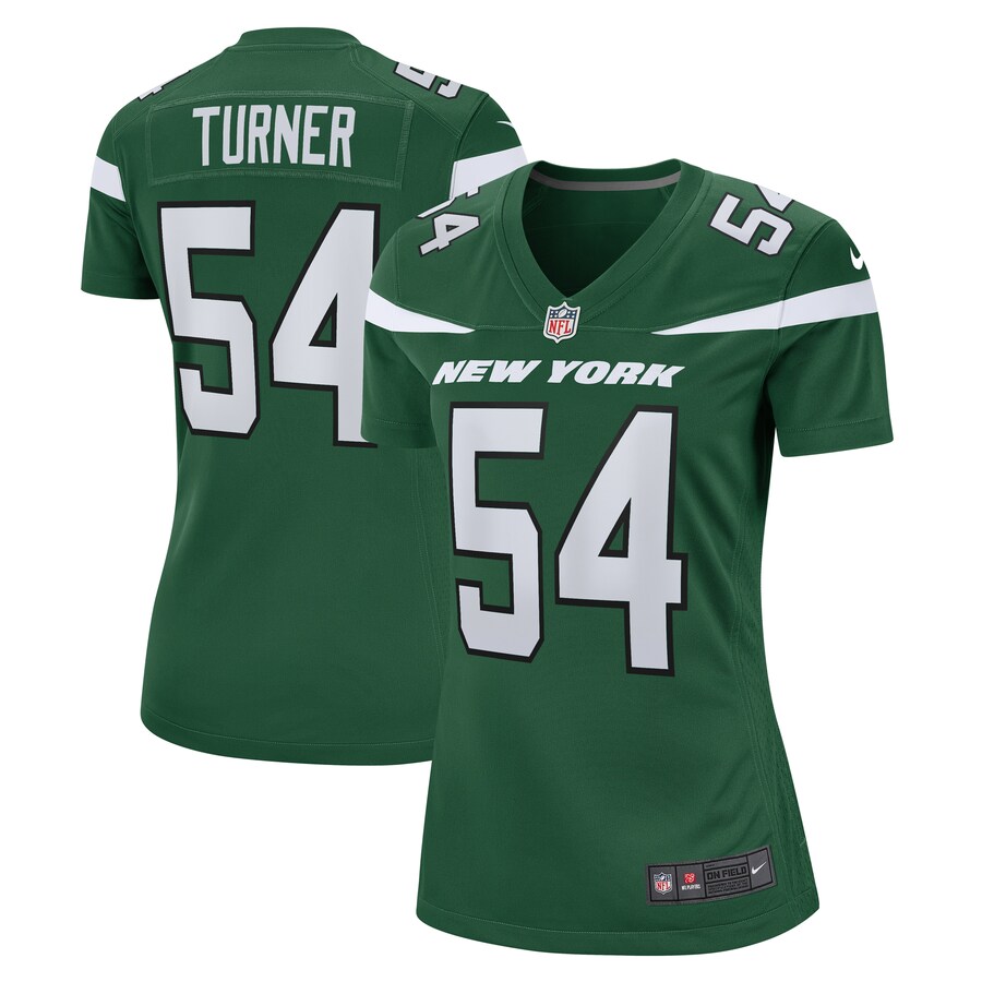 Women's New York Jets Billy Turner Nike Gotham Green  Game Jersey - ujerseystore