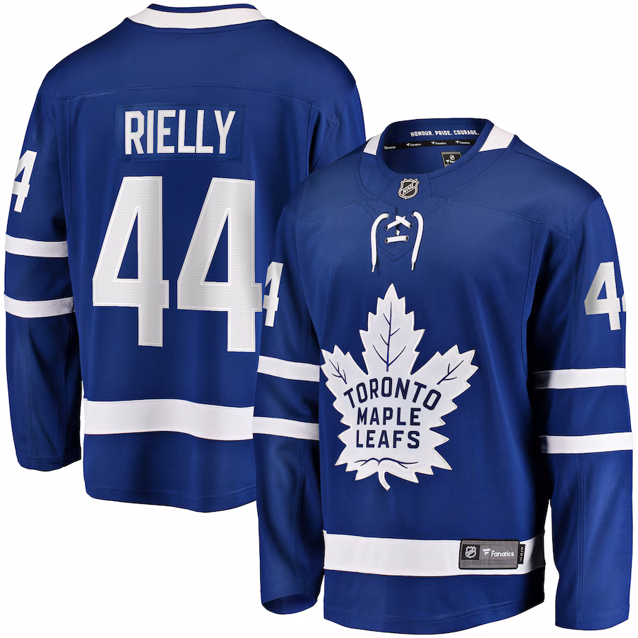 Men's Toronto Maple Leafs Morgan Rielly Fanatics Blue Home Breakaway Player Jersey - ujerseystore