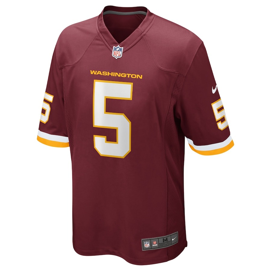 Men's Washington Football Team Tress Way Nike Burgundy Game Jersey - ujerseystore