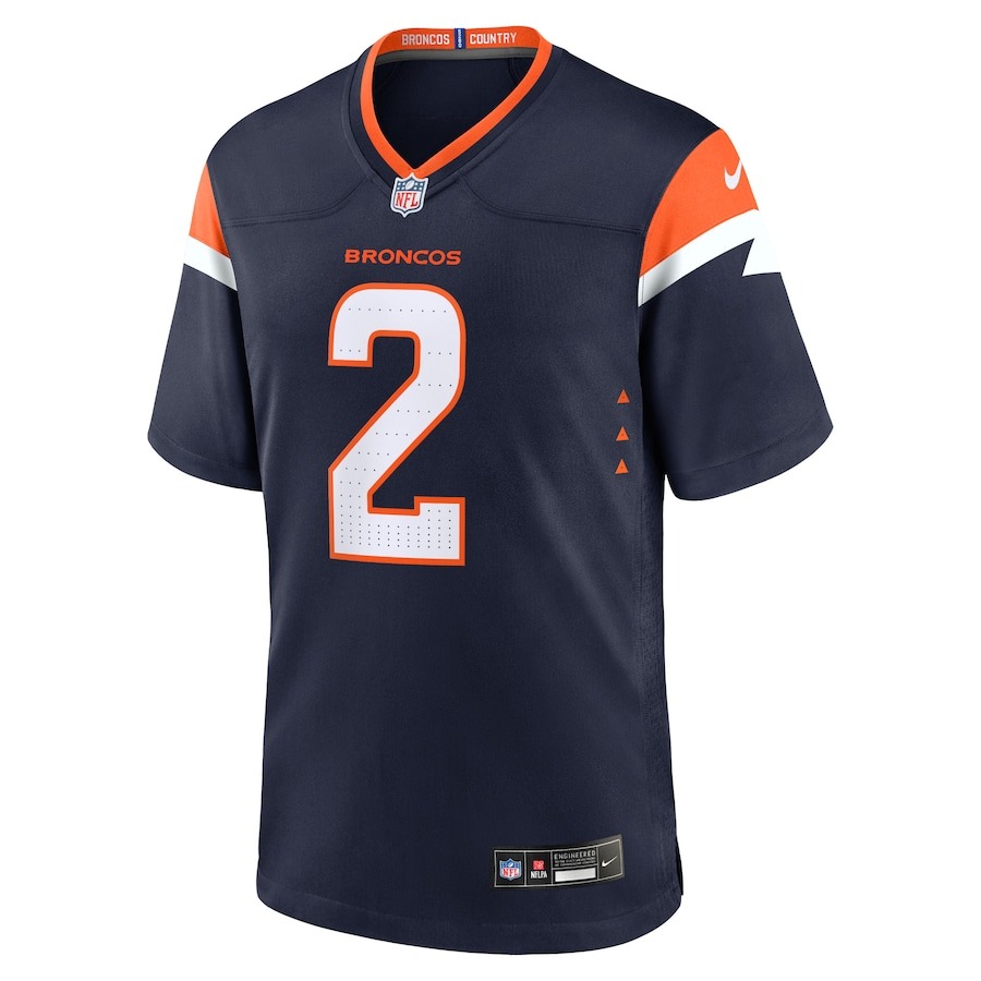 Men's Denver Broncos Patrick Surtain II Nike Navy Alternate Game Jersey - ujerseystore