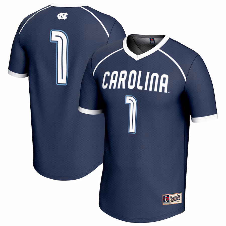 Unisex GameDay Greats #1 Navy North Carolina Tar Heels Lightweight Women's Lacrosse Fashion Jersey - ujerseystore
