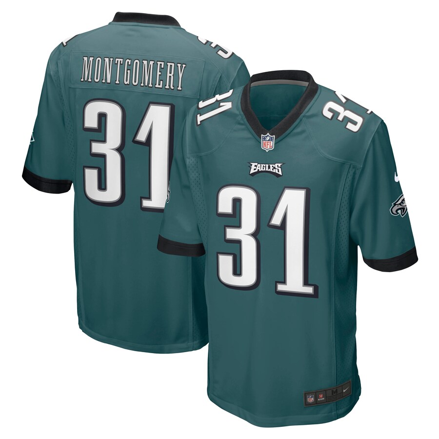 Men's Philadelphia Eagles Wilbert Montgomery Nike Midnight Green Retired Player Jersey - ujerseystore