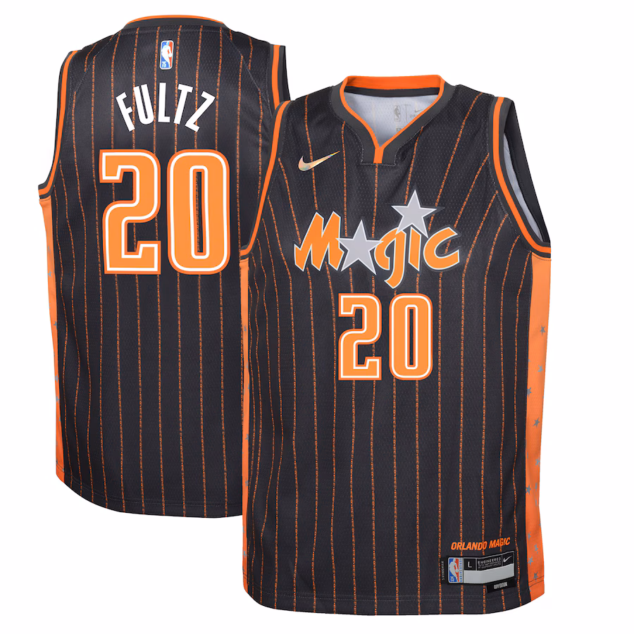 Youth Orlando Magic Markelle Fultz Nike Anthracite Swingman Jersey - City Edition - ujerseystore