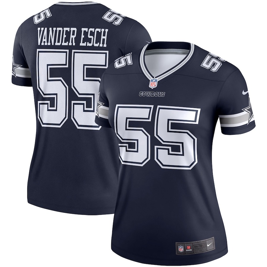 Women's Dallas Cowboys Leighton Vander Esch Nike Navy Legend Player Jersey - ujerseystore