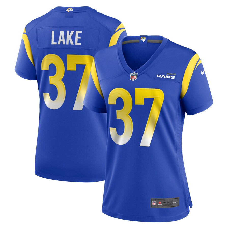 Women's Los Angeles Rams Quentin Lake Nike Royal Game Player Jersey - ujerseystore